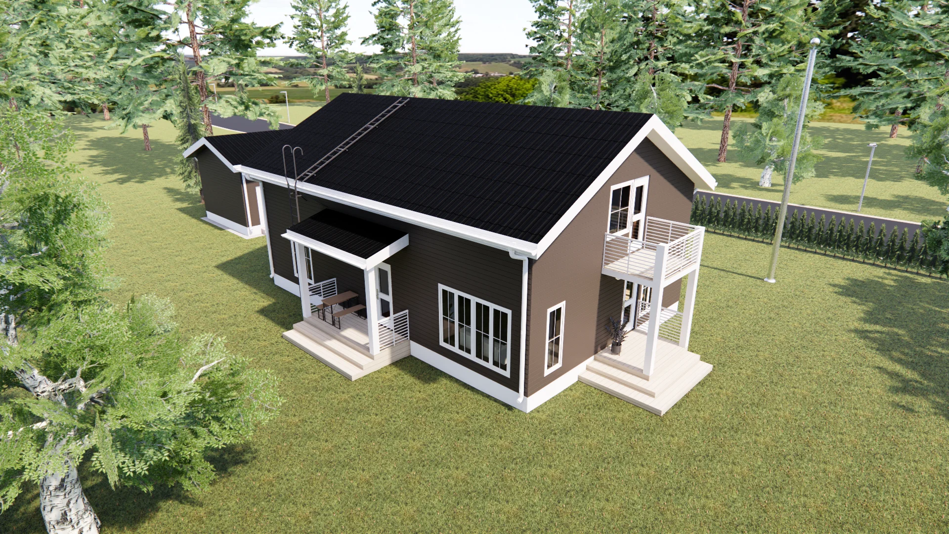 Blender 3D -mallinnus, Taurus Lux -urheilukellot teräsrungolla, musta ja valkoinen silikoniranneke, yläkuva